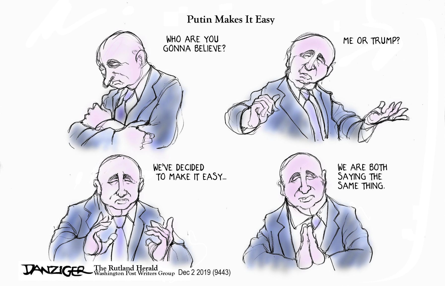 Jeff Danziger cartoon